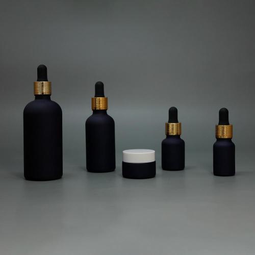 cosmetics skincare opal glass bottle and jar packaging