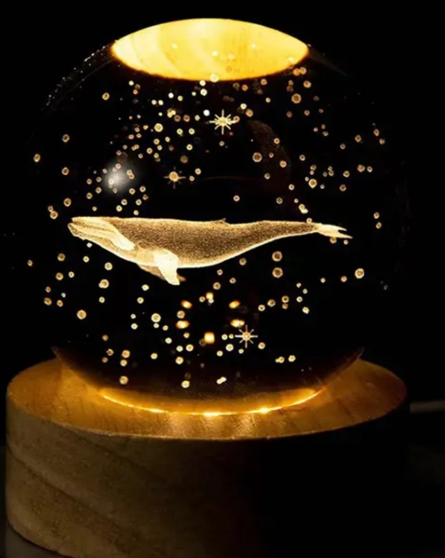 Crystal Ball Glow-in-the-Dark Projection Light