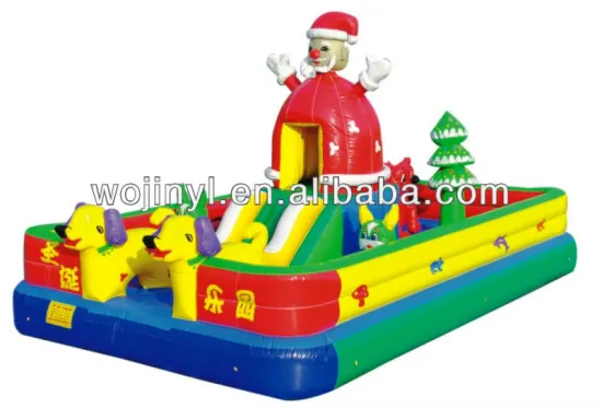 Inflatable kids play paradise jumping bouncy house