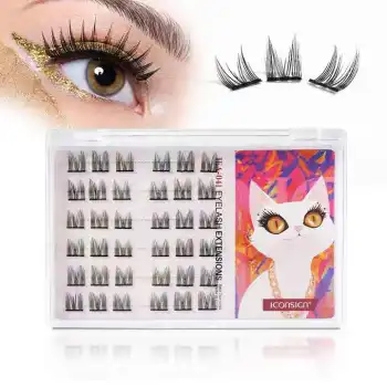 ICONSIGN Private Label D Curl Pre Cut Segment DIY Lash Extension Kit
