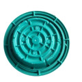 Round resin grass pot manhole cover