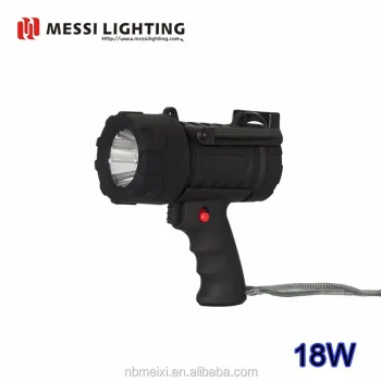 18W XHP50 Rechargeable LED Flashlight: A Robust Outdoor Spotlight with 1000lm and Waterproof Capability