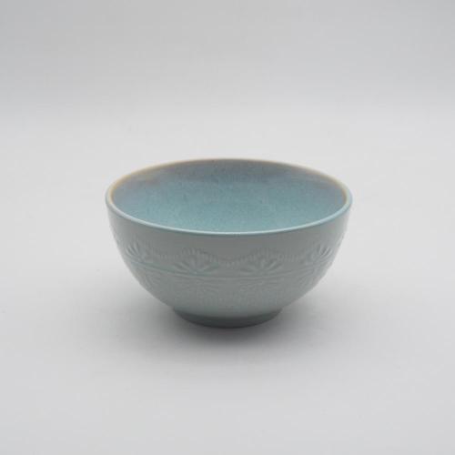 Valerie de table en céramique bleue ensemble de vaisselle de la vaisselle pour le dinier de pierre