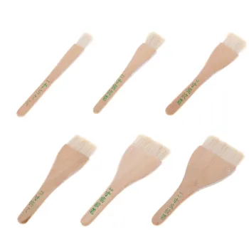 Goat Hair Handle Art Supplies Watercolor Acrylic Wood Oil Paint Brush Six Sizes
