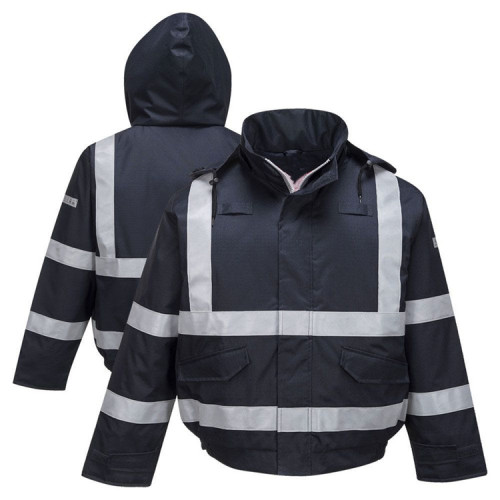 High quality warm bomber jacket reflective workwear