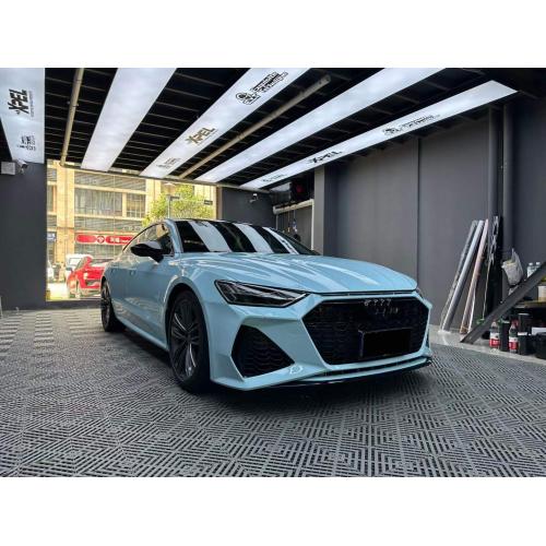 Yellow Wrap Car Glacier Blue Color Changing Film 1.52x18M Supplier