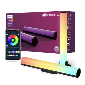 แถบไฟเกม RGB ที่ควบคุมด้วยเสียงพร้อมจังหวะดนตรีสำหรับการปรับปรุงบรรยากาศ