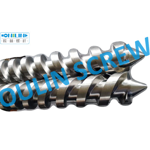 Cincinnati Cm68/156 Twin Conical Screw and Barrel for PVC Extrusion