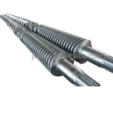 Conical Twin Barrel Screw for Plastic Machines