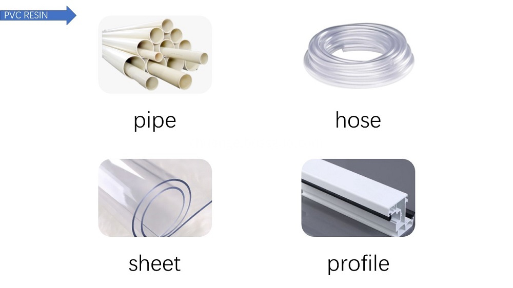 White Virgin PVC Material SG5 Resin PVC