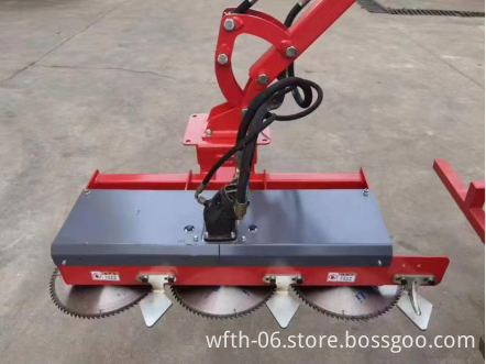 Tractor Three-Point Linkage Hedge Trimmer with Arm for Assembly
