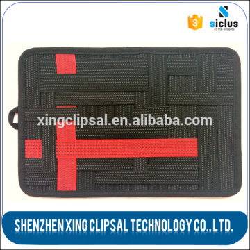 Custom travel gadget cable organizer for tablet pad cell phone