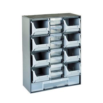 China Factory Online Shopping: Custom Plastic Tool Box for Storage - 300x165x480mm with 17 PCS Transparent Drawers