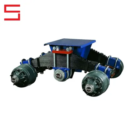 SINO AUTO High Quality German/American Type Mechanical and Lift Air Semi Trailer Suspensions