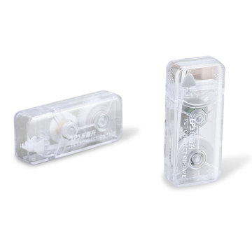 Smooth PET Simple Correction Tape with Transparent Shell