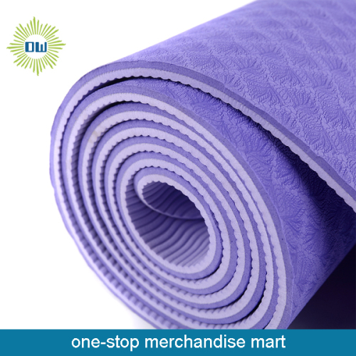 Blanco yoga mat pvc espesor ejercicio de fitness