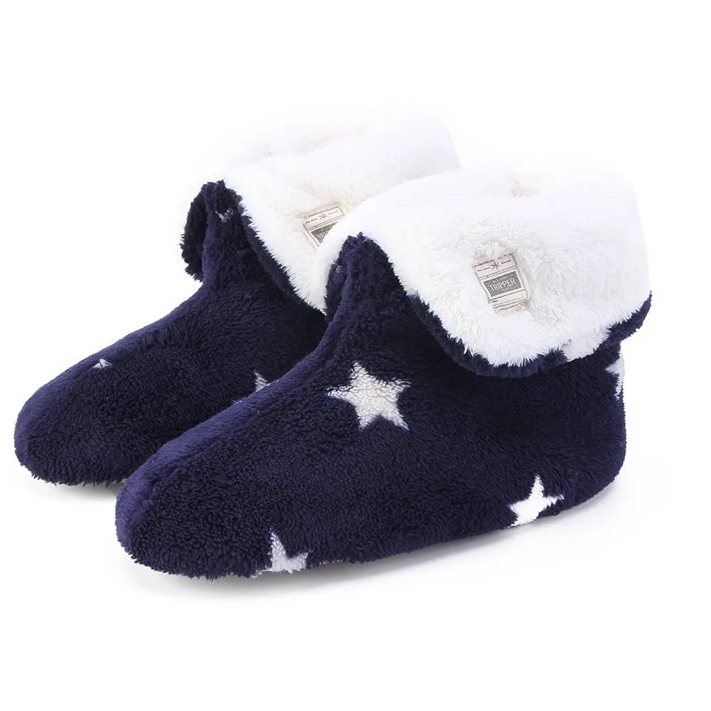 Sherpa Plush Slipper Boots