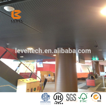 Irregularity Perforated Black MDF Acoustic Panels HDF Timber Acoustic Panels