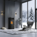 Remote-Controlled Smokeless Indoor Wood Pellet Biomass Stove: Effortless Heating Solution