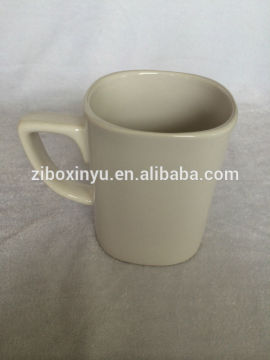 ZIBO XINYU XY-0866 9oz White Color Glazed Ceramic Espresso Coffee Cup
