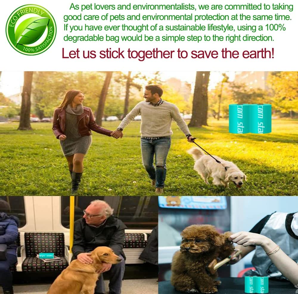 Biodegradable Cornstarch Dog Waste Poop Bags