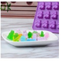 Colorful 50 Cavity Silicone Gummy Bear Candy Molds