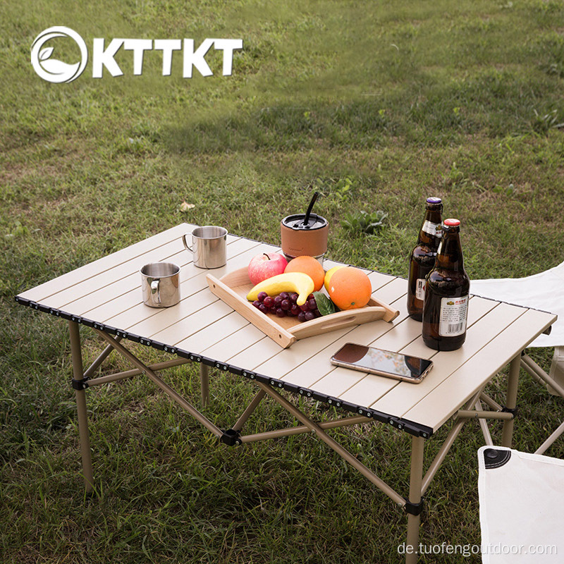 Outdoor reisende Camping -Picknick Klapper Eier Roll Tischⅱ