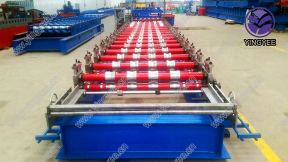 IBR Colored Roofing Sheet Roll Forming Machine