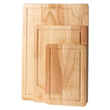Dapur kustom organik papan kayu ek dengan pegangan