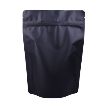 biodegradowalna czarna torba papierowa typu stójka