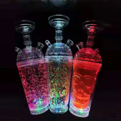 Portable Plastic Cup Hookah Hose Tips Plastic Hookahs