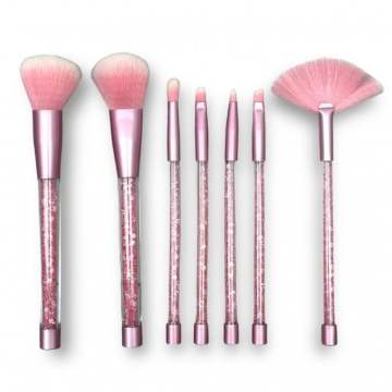Lemonade Crystal Pink Make Up Brush Set