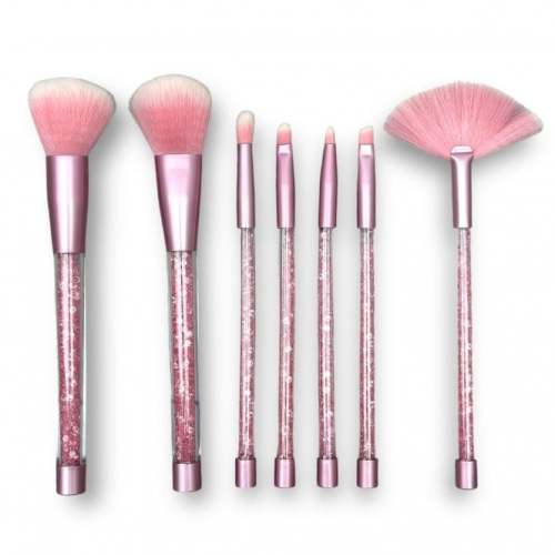 Lemonade Crystal Pink Make Up Brush Set