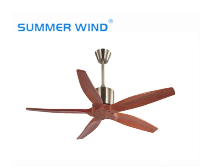 Energy-saving ceiling fans used in home bedrooms