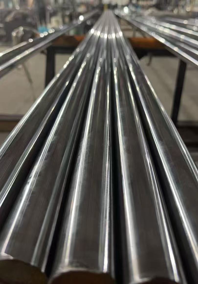 Solid chrome plated rod