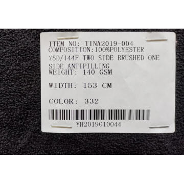 Polar fleece stickade tyger
