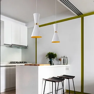 Importar Lamparas de China: Simple Design Asian Modern Pendant Light Aluminum Small Pendant Lights
