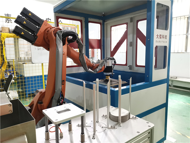 Auto plastics processing modular polishing station