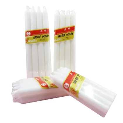 yellow pink purple stick candle