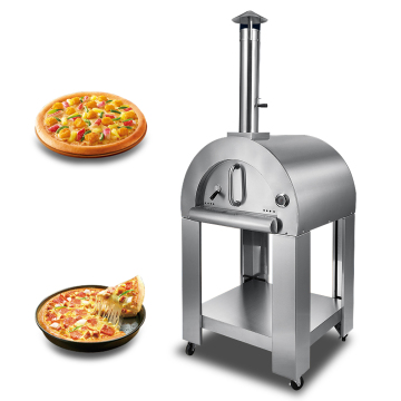 German Stainless Steel Modern Outdoor Garden Wood-Fired Pizza Oven