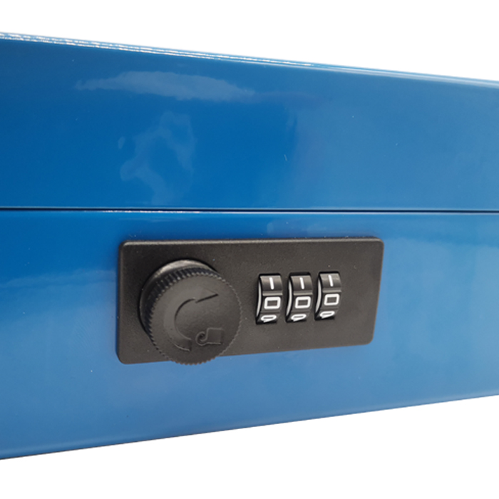 Middle Metal Cash Box with Combination Lock