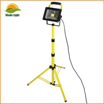 20 Watt LED Portable Work Floodlights w/Telescoping Tripod 1900 Lumens, Set of 3