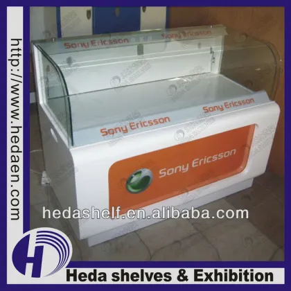 Glass Mobile Phone Display Cabinet