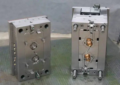 Cylinder mold with Hasco standard automotive mold