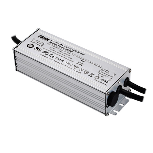 80W LED 가로등 드라이버 IP67 램프