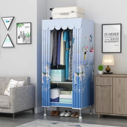 66cm Simple Cloth Wardrobe for Dormitory - Wholesale Folding Cabinet