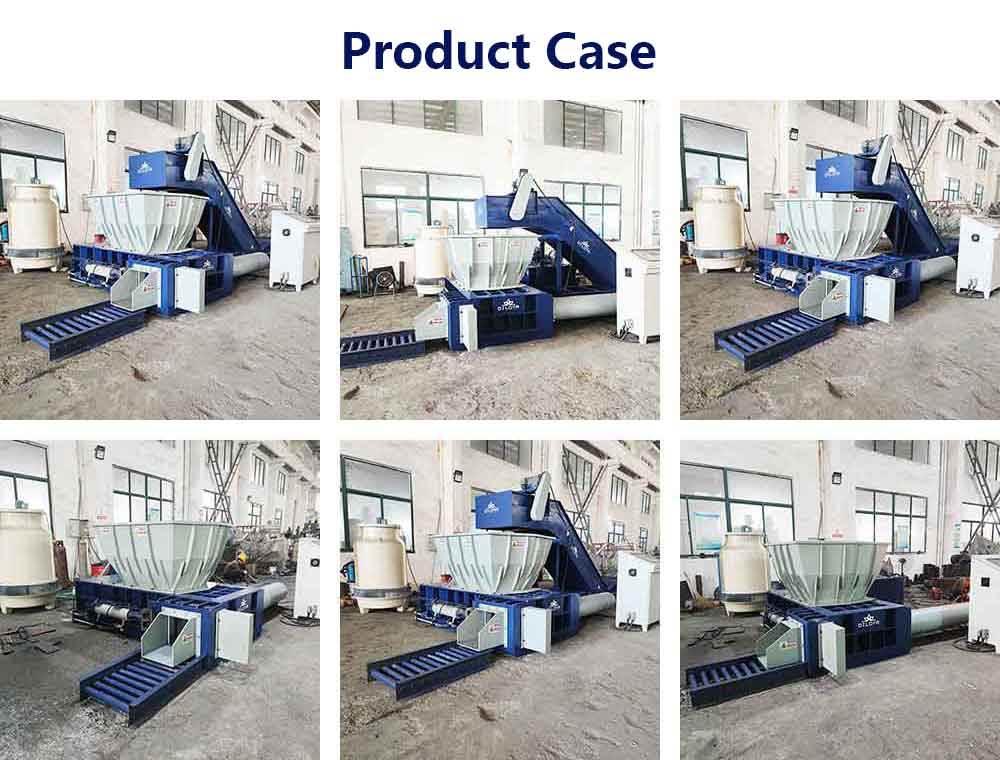 Turn Out Steel Scrap Baling Machine