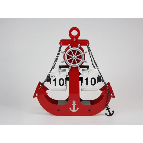 Colorful Anchor-shape Flip Clock