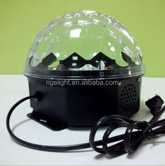 3x3w RGB UFO magic crystal LED crystal magic ball support Auto,sound active, DMX control mode