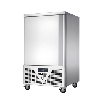 10 Pans Touch Panel Commercial Deep Freezer - Industrial Stainless Steel Chiller Cabinet